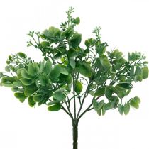 Decorazione di nozze Rami di eucalipto artificiale con fiori Decorazione Bouquet Verde, Bianco 26 cm