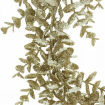Prodotto Ghirlanda decorativa eucalipto artificiale Dorato, innevato Ø36cm