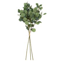 Prodotto Fiore di eucalipto artificiale per un design d'interni moderno, 85 cm, 3 pezzi