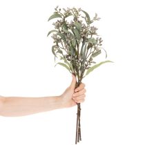 Prodotto Decorazione con rami di eucalipto artificiali, composizione di rami, 3 pezzi