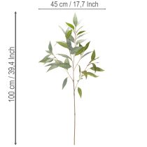 Prodotto Ramo artificiale di eucalipto, verde naturale, decorativo, 100 cm
