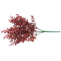 Prodotto Decorazione autunnale ramo di eucalipto rosso eucalipto artificiale 36 cm