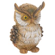 Prodotto Statuetta di gufo, piccolo gufo seduto, decorazione, 11 cm