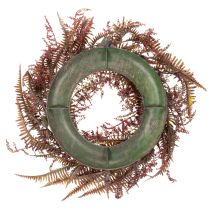 Prodotto Ghirlanda artificiale con rami di felce, decorazione autunnale, 35 cm