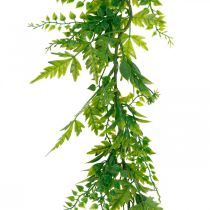 Ghirlanda artificiale per piante pensili verde 150 cm