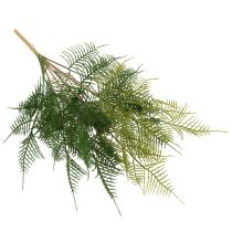 Prodotto Decorazione artificiale a forma di ramo di felce, verde, realistica, 56 cm