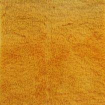 Nastro in pelliccia sintetica gialla per runner da tavola artigianale 15 × 150 cm