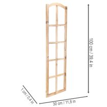 Prodotto Cornice per finestra in legno come decorazione da parete, 100 cm