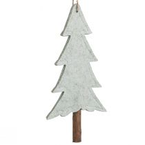 Prodotto Decorazioni per l'albero di Natale in feltro, verde, 20 cm, set da 4