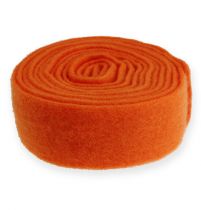 Prodotto Nastro in feltro arancione 7,5 cm 5 m