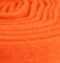 Prodotto Nastro in feltro arancione 7,5 cm 5 m