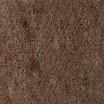 Prodotto Nastro in feltro di lana marrone, 15 cm x 5 m, per decorazioni e lavori artigianali