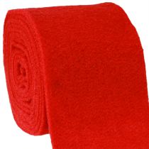 Prodotto Nastro in feltro 15 cm x 5 m rosso scuro