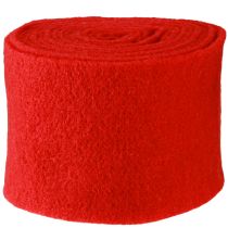 Prodotto Nastro in feltro 15 cm x 5 m rosso scuro