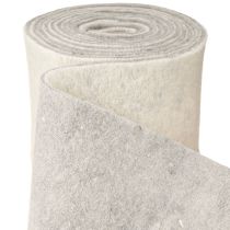 Prodotto Nastro in feltro 15cm x 5m bicolore grigio, bianco