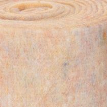 Prodotto Nastro in feltro, presina bicolore in feltro di lana, arancione/multicolore, 15 cm x 5 m