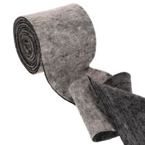 Prodotto Cerniera per vaso in feltro di lana bicolore, grigio/nero, 15 cm x 5 m