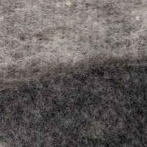 Prodotto Cerniera per vaso in feltro di lana bicolore, grigio/nero, 15 cm x 5 m
