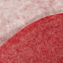 Prodotto Nastro in feltro, 100% lana, bicolore, utilizzabile come presina, nastro in feltro bianco/rosso, 15 cm x 5 m
