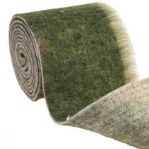 Prodotto Nastro in feltro Franzi pot nastro in lana feltro di lana verde scuro 15 cm 4 m