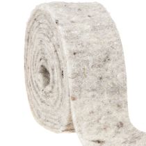 Prodotto Nastro in feltro grigio 7,5 cm 5 m