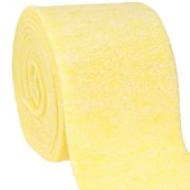 Prodotto Nastro in feltro giallo chiaro 15 cm 5 m