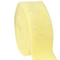 Prodotto Nastro in feltro giallo chiaro 7,5 cm 5 m
