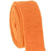 Prodotto Nastro in feltro arancione 7,5 cm 5 m