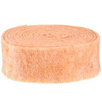 Prodotto Nastro in feltro arancione 7,5 cm 5 m