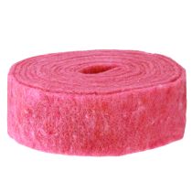 Prodotto Nastro in feltro rosa 7,5cm 5m