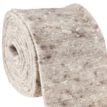 Prodotto Nastro in feltro, nastro adesivo grigio-naturale 15 cm 5 m