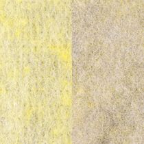 Prodotto Nastro di feltro nastro di lana nastro di vaso nastro decorativo grigio giallo 15 cm 5 m