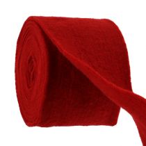 Prodotto Nastro in feltro 15 cm x 5 m rosso scuro