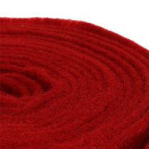 Prodotto Nastro in feltro 15 cm x 5 m rosso scuro