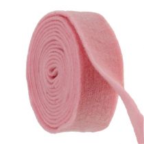 Prodotto Nastro in feltro 7,5 cm x 5 m rosa