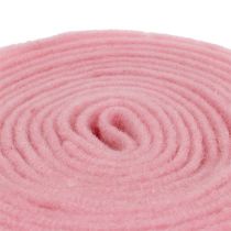 Nastro in feltro 7,5 cm x 5 m rosa