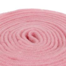 Prodotto Nastro in feltro 7,5 cm x 5 m rosa