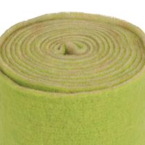 Prodotto Nastro in feltro Nastro in lana Franzi in feltro di lana verde chiaro 15 cm 4 m