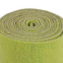 Prodotto Nastro in feltro nastro di lana rotolo di feltro nastro decorativo verde grigio 15 cm 5 m