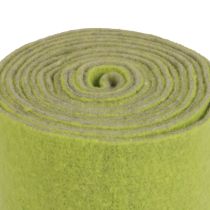 Nastro in feltro nastro di lana rotolo di feltro nastro decorativo verde grigio 15 cm 5 m