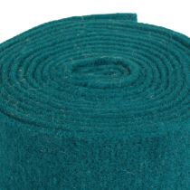 Nastro di feltro nastro di lana rotolo di feltro turchese blu verde 7,5 cm 5 m