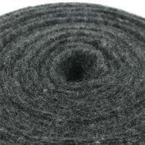 Prodotto Nastro in feltro grigio scuro 15 cm 5 m
