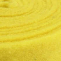 Prodotto Nastro in feltro nastro decorativo giallo in feltro 7,5 cm 5 m
