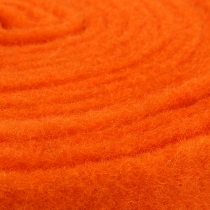 Nastro in feltro arancione 7,5 cm 5 m