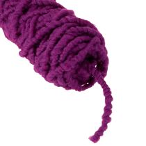 Prodotto Nastro decorativo in lana Mirabell viola da 25 m, per artigianato floreale