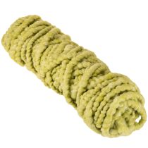 Prodotto Cordoncino in feltro soffice Mirabell, lana, verde, nastro decorativo da 25 m per fiori, decorazioni, artigianato, fai da te