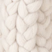 Prodotto Corona in feltro corona decorativa da appendere intrecciata beige Ø25cm