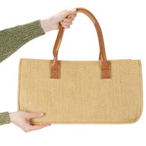 Prodotto Borsa in feltro effetto rafia 50 cm x 25 cm x 25 cm