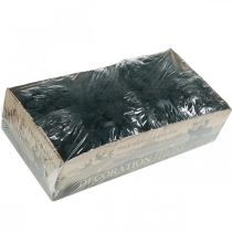 Prodotto Muschio Decorativo Nero conserva il muschio islandese per l'artigianato 400g
