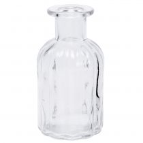 Prodotto Vaso da fiori decorativo in bottiglia Ø7,5 cm H13,5 cm trasparente 6 pz